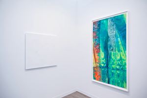 Prabhavathi Meppayil and Sam Gilliam, <a href='/art-galleries/pace-gallery/' target='_blank'>Pace Gallery</a>, Frieze London (3–6 October 2019). Courtesy Ocula. Photo: Charles Roussel.